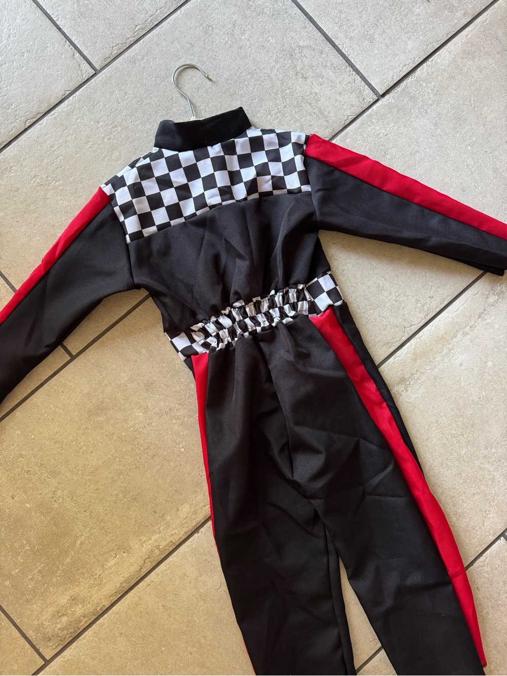 Toddler Lightning McQueen Full Costume + Fuzzy Pullover & Accessories 3-4T - Picture 8 of 16